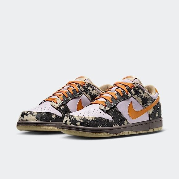 9M / 10.5W - [NEW] Men's Nike Dunk Low Retro LTD Shoes 'Digital Camo' IB2260-500 - Picture 3 of 7